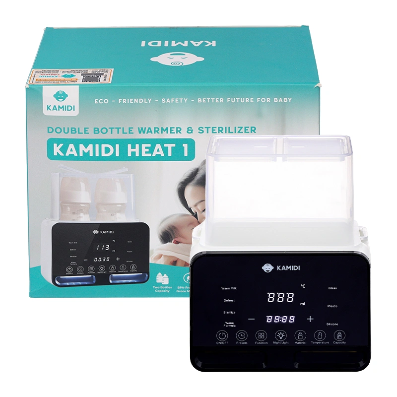 Máy hâm sữa tiệt trùng điện đôi Kamidi Heat 1 2