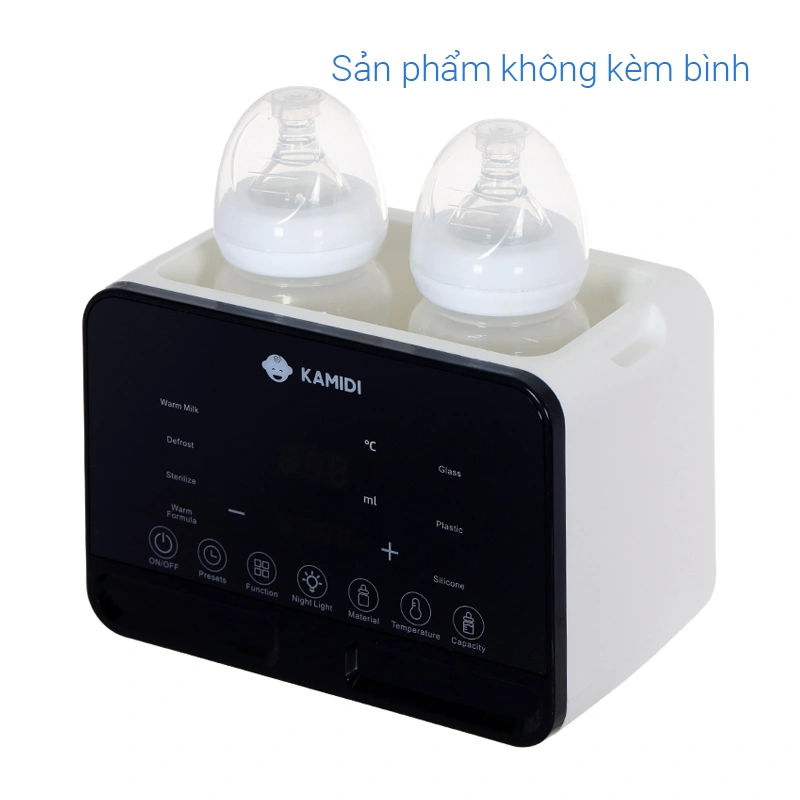 Máy hâm sữa tiệt trùng điện đôi Kamidi Heat 1 6