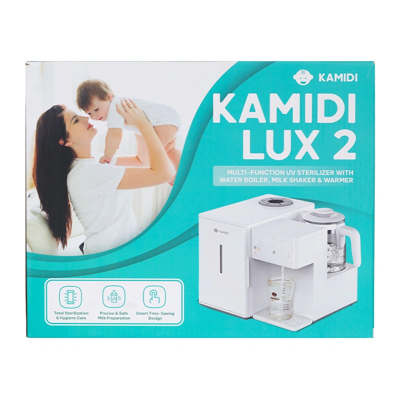 Máy tiệt trùng UV tích hợp hâm sữa và đun nước lắc sữa Kamidi Lux 2 16