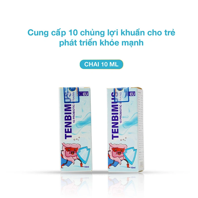 Men vi sinh Tenbimus Global Pharm bổ sung lợi khuẩn 10 ml (từ 0 tháng) 4