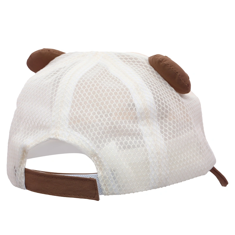 Nón lưỡi trai cho bé TOP KIDS Apple Bear màu xám be 12