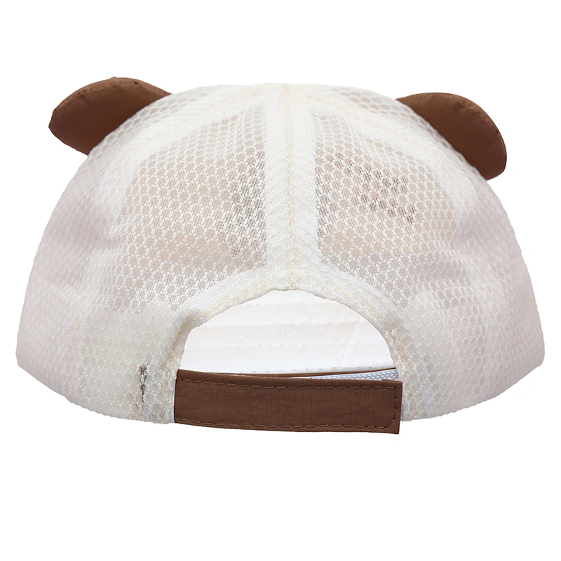 Nón lưỡi trai cho bé TOP KIDS Apple Bear màu xám be 13