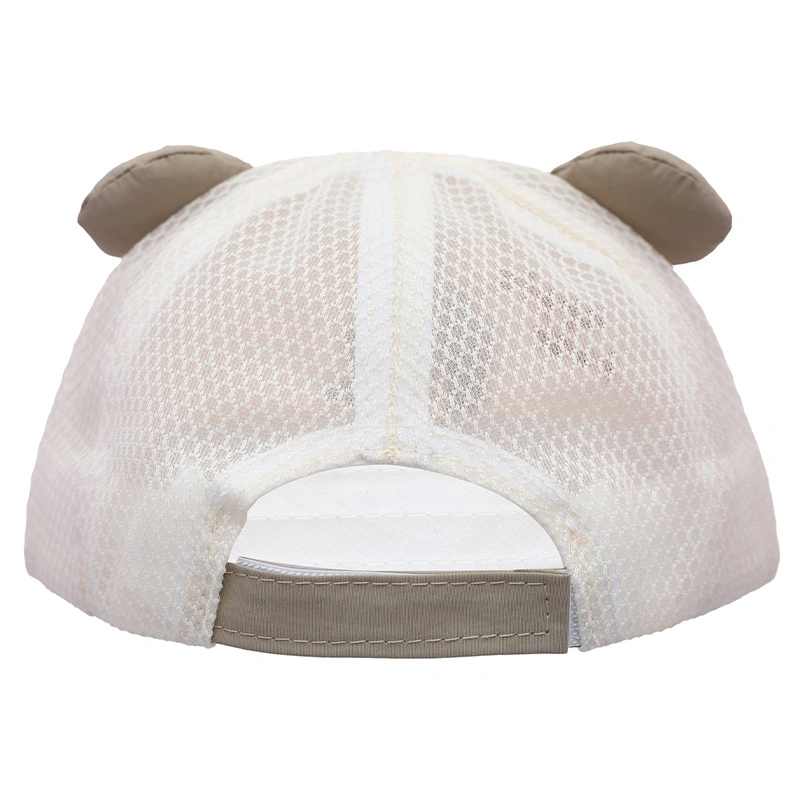 Nón lưỡi trai cho bé TOP KIDS Apple Bear màu xám be 5