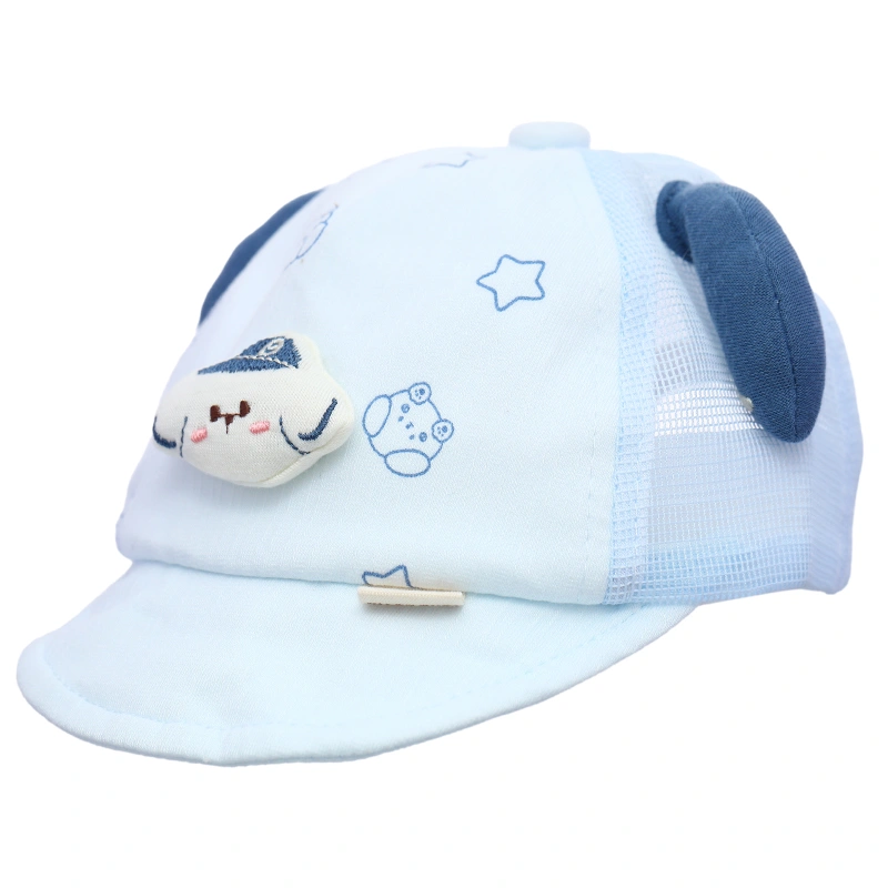 Nón lưỡi trai cho bé TOP KIDS cún ngôi sao màu xanh dương 3