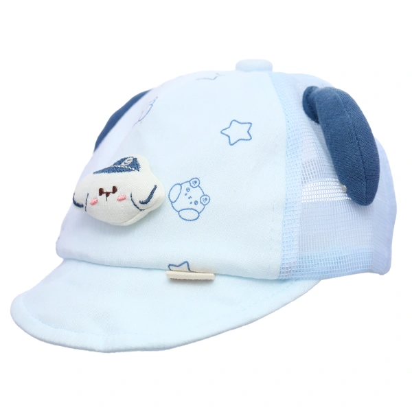 Nón lưỡi trai cho bé TOP KIDS cún ngôi sao màu xanh dương 1