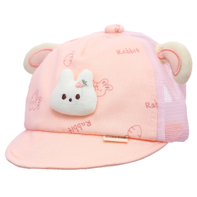 Nón lưỡi trai cho bé TOP KIDS thỏ cà rốt màu hồng 3