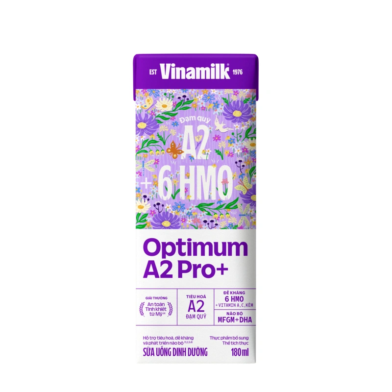 Lốc 4 hộp sữa pha sẵn Optimum A2 Pro+ 180 ml (từ 1 tuổi) 17