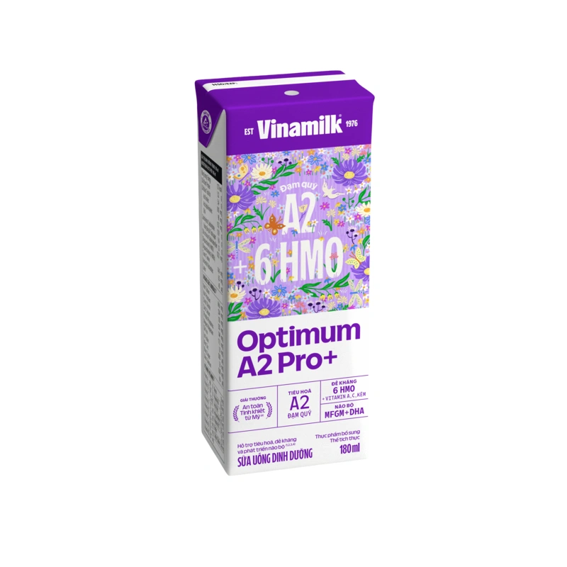 Lốc 4 hộp sữa pha sẵn Optimum A2 Pro+ 180 ml (từ 1 tuổi) 19