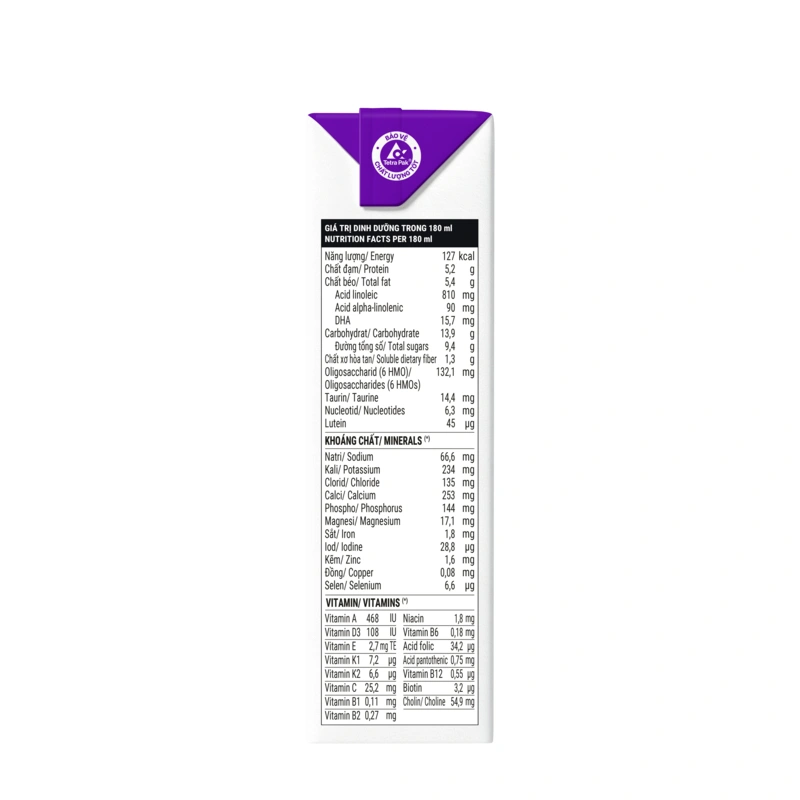 Lốc 4 hộp sữa pha sẵn Optimum A2 Pro+ 180 ml (từ 1 tuổi) 21