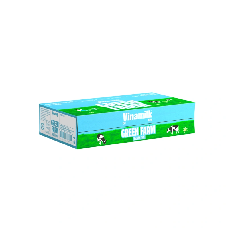 Thùng 48 hộp sữa tươi tiệt trùng Vinamilk Green Farm không đường 110 ml (từ 1 tuổi) 5