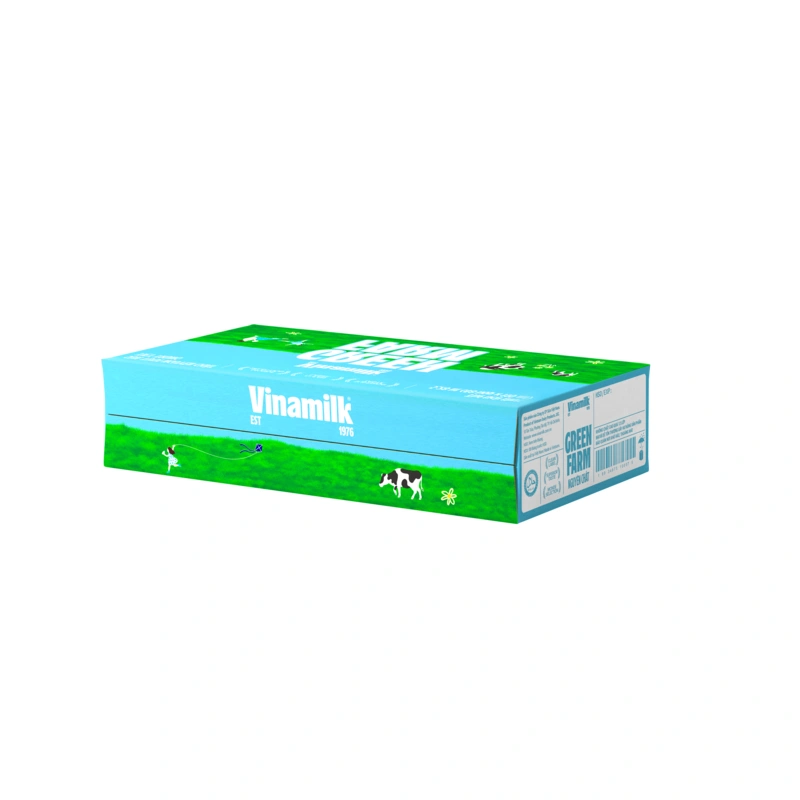 Thùng 48 hộp sữa tươi tiệt trùng Vinamilk Green Farm không đường 110 ml (từ 1 tuổi) 7