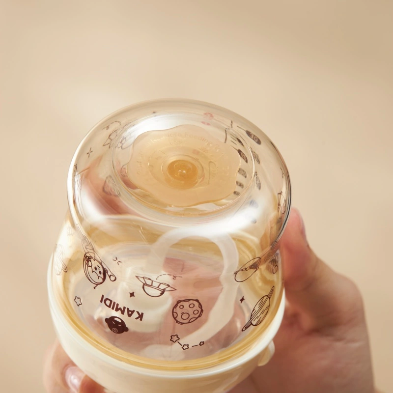 Bình sữa nhựa PPSU Kamidi cổ rộng thế hệ thứ 2 150 ml - Họa tiết galaxy (0 - 3 tháng) 10
