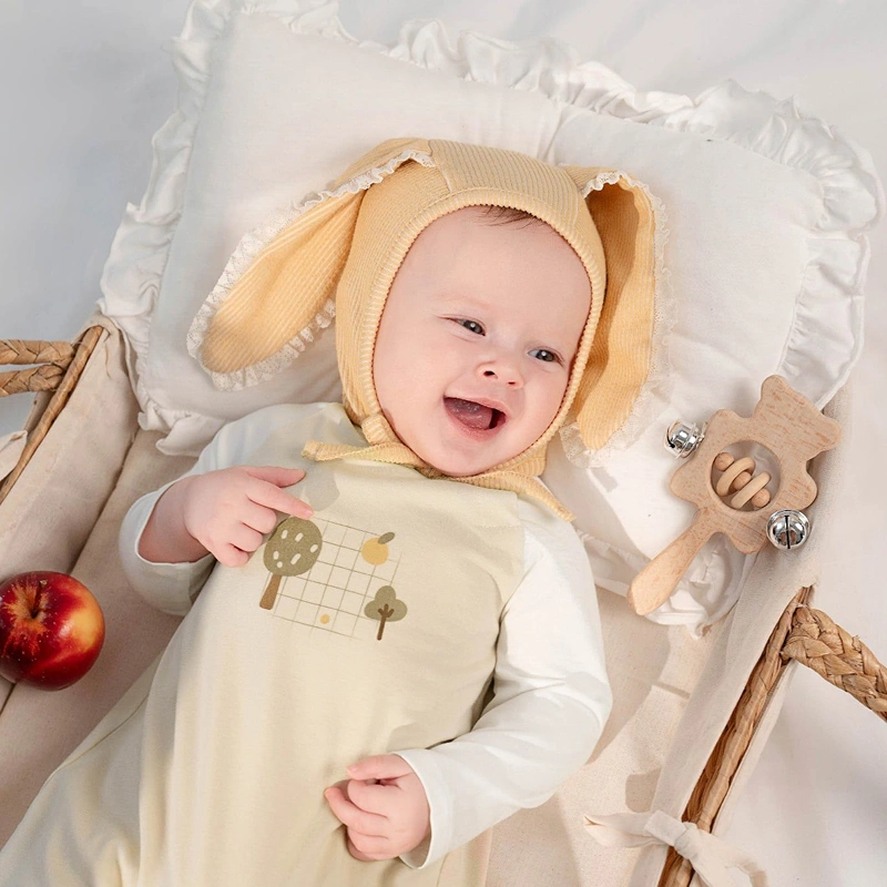 Body dài tay La Pomme petit mùa thu màu be 3