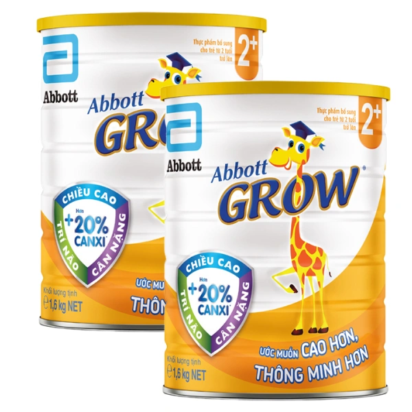 Combo 2 sữa bột Abbott Grow 2+