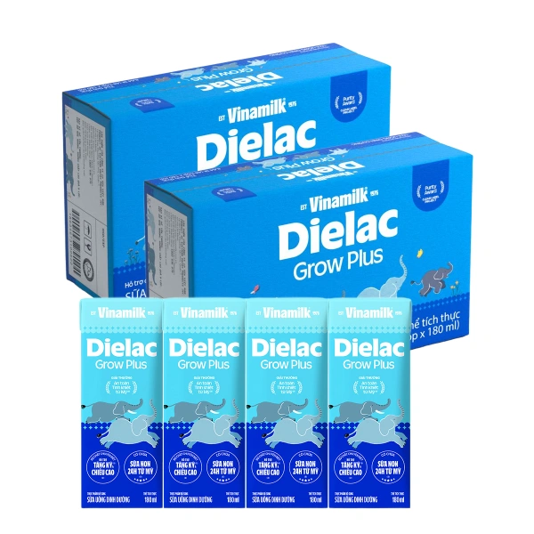 Combo 2 thùng 48 hộp sữa non pha sẵn Dielac Grow Plus