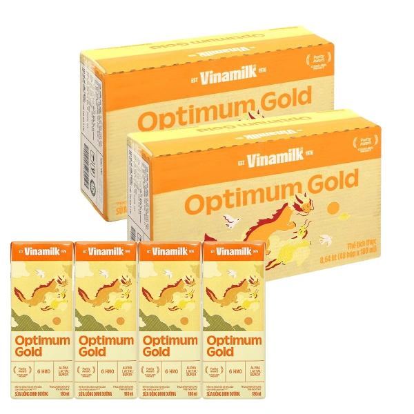 Combo 2 thùng 48 hộp sữa pha sẵn Optimum Gold