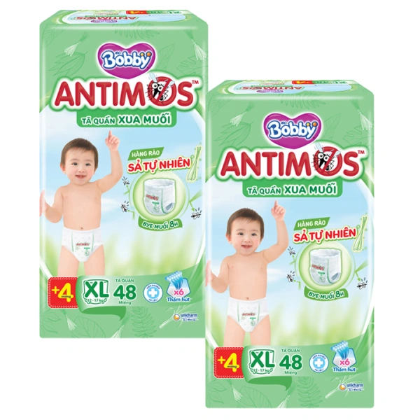 Combo 3 tã quần Bobby Antimos xua muỗi size XXL