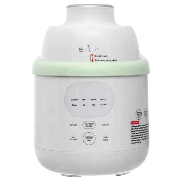 Máy xay nấu thức ăn Bear 0.35 lít BFM-045KN