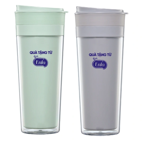 Cốc nhựa chiba clip 650ml - KM Enfa