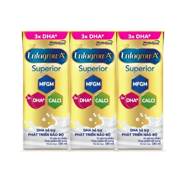 Lốc 3 hộp sữa pha sẵn Enfagrow A+ Superior