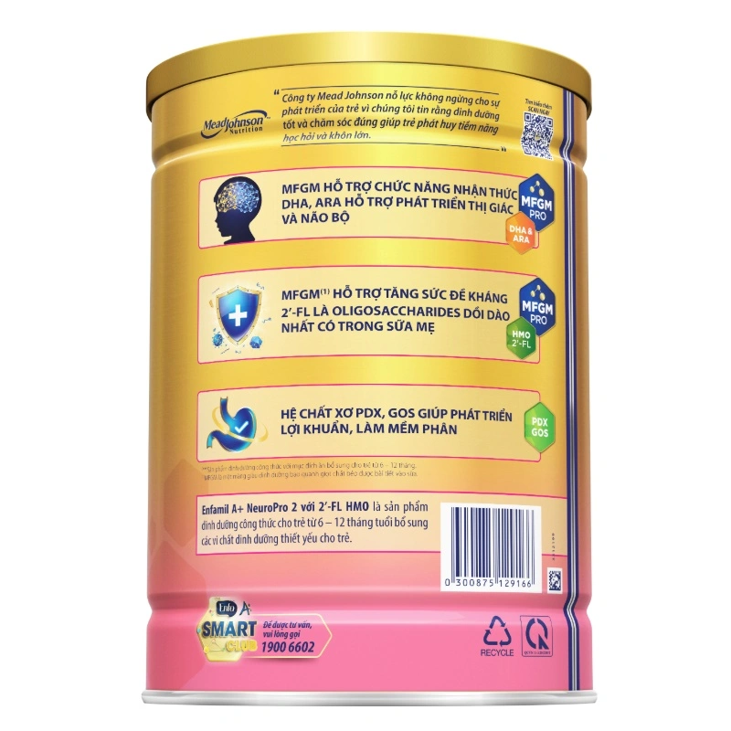 Sữa bột Enfamil A+ NeuroPro số 2 1.7 kg (6 - 12 tháng) 3