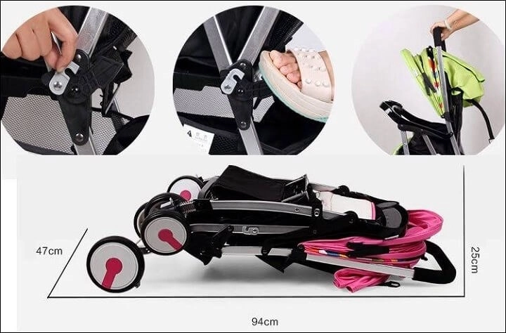 Chúng ta cần mở gấp xe đẩy đúng cách và vệ sinh thường xuyên sản phẩm