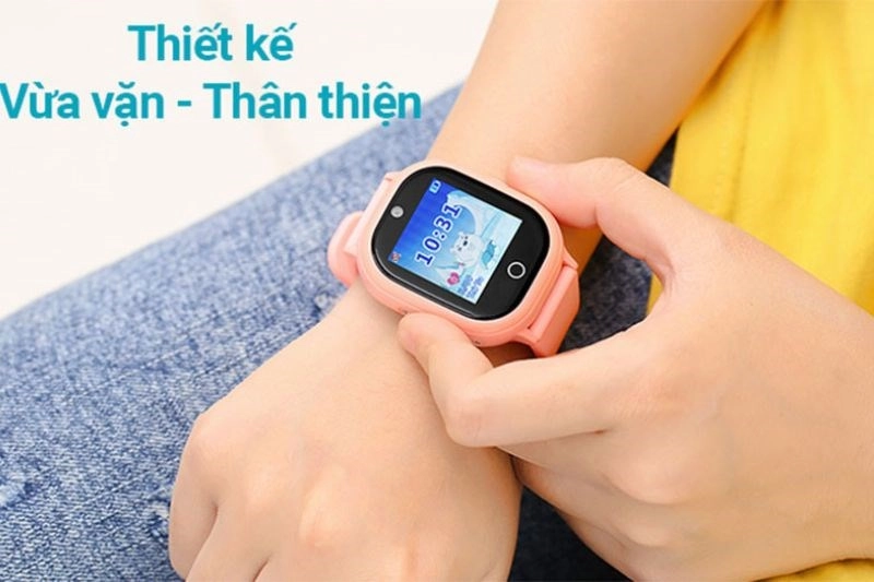 Đồng hồ thông minh KidCare được thiết kế với màu sắc tươi sáng Đồng hồ thông minh KidCare được thiết kế với màu sắc tươi sáng