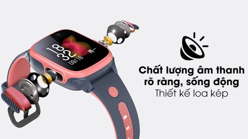 Đồng hồ thông minh Abardeen trang bị 2 loa với âm thanh rõ ràng Đồng hồ thông minh Abardeen trang bị 2 loa với âm thanh rõ ràng