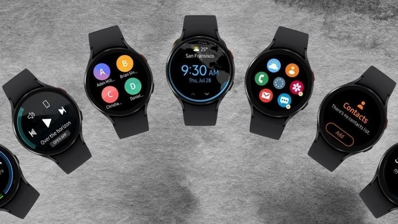 Thiết kế quen thuộc của đồng hồ thông minh Samsung Galaxy Thiết kế quen thuộc của đồng hồ thông minh Samsung Galaxy