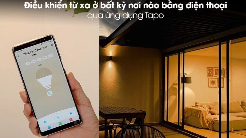Bóng Đèn Led Thông Minh 8.7W Dimable TP-Link Tapo L510E có thể điều khiển bằng lệnh thoại đơn giản Bóng Đèn Led Thông Minh 8.7W Dimable TP-Link Tapo L510E có thể điều khiển bằng lệnh thoại đơn giản