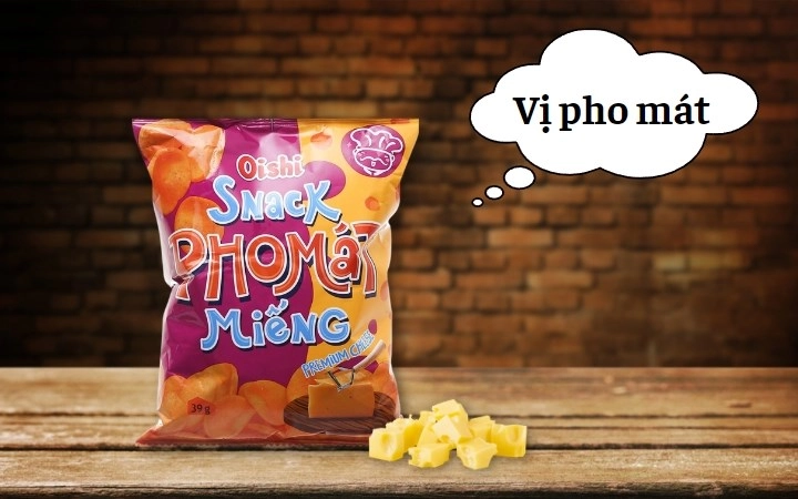 Snack, rong biển Oishi có hương vị rất đa dạng