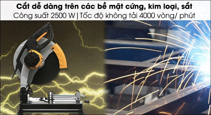 Máy cắt Tolsen có công suất lớn, dùng cho nhiều bề mặt vật liệu khác nhau