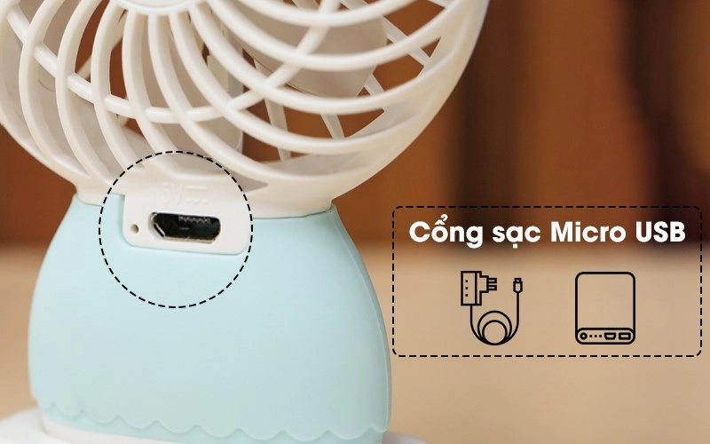 Quạt mini sạc pin Quạt mini sạc pin