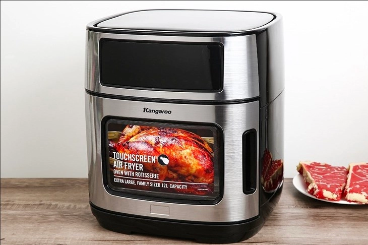 Lò chiên không dầu Kangaroo KG12AF1A 12 lít tích hợp cả chức năng chiên không dầu, nướng và hấp cực tiện lợi Lò chiên không dầu Kangaroo KG12AF1A 12 lít tích hợp cả chức năng chiên không dầu, nướng và hấp cực tiện lợi