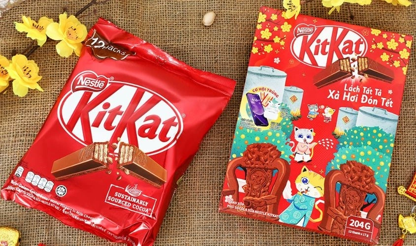 Kitkat socola có giá dao động từ 17.000VNĐ - 76.000 VNĐ