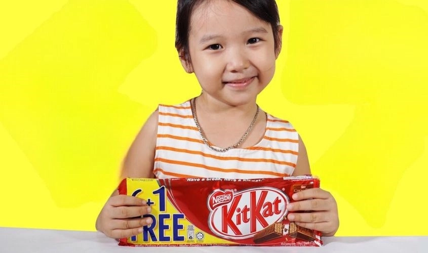 Bánh KitKat phù hợp với trẻ em trên 3 tuổi