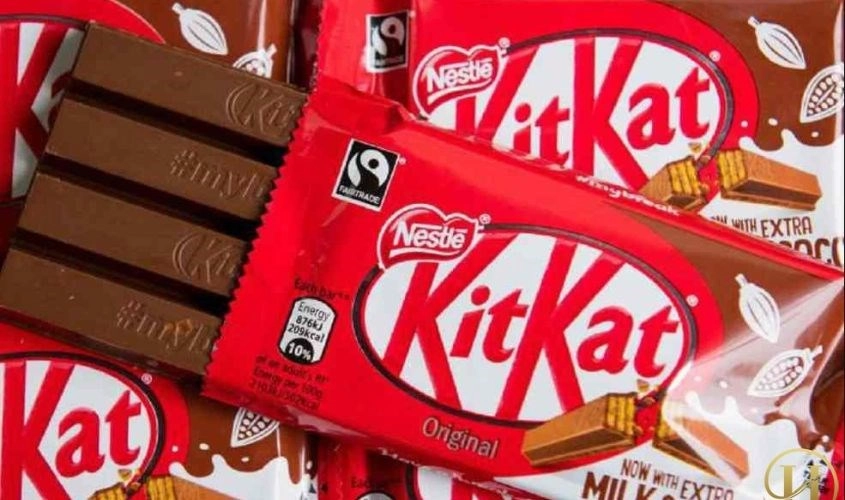 Bánh KitKat được dùng ăn trực tiếp sau khi mở bao bì