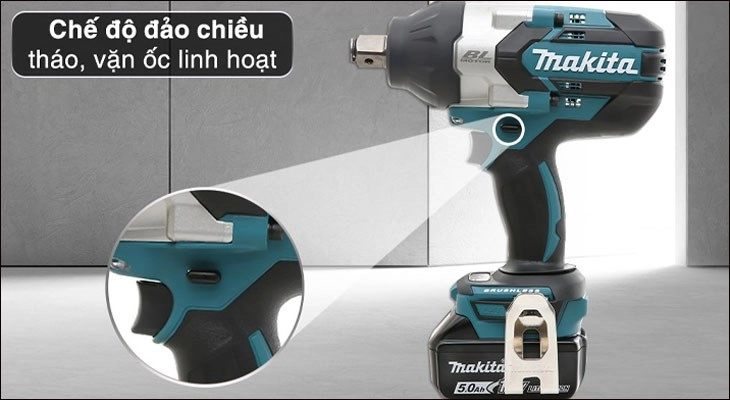 Máy siết bu lông Makita trang bị nhiều tính năng tiện ích