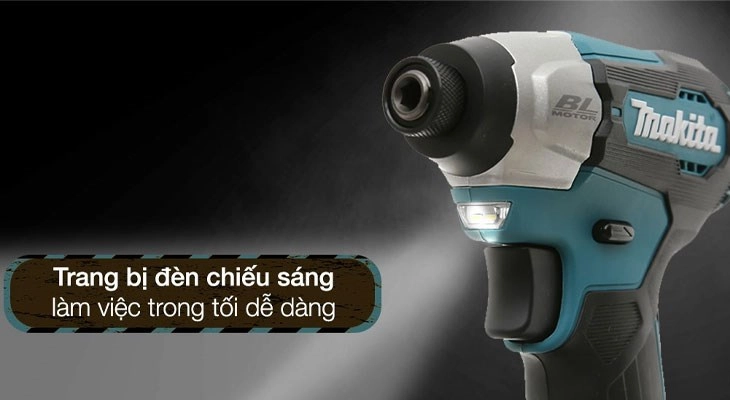 Máy vặn vít Makita có độ dập xoắn lớn, hỗ trợ vặn vít nhanh chóng