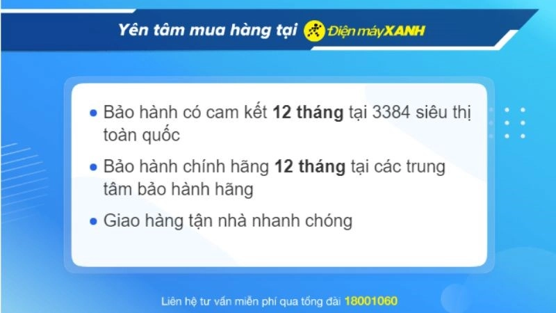 Chính sách bảo hành khi mua chuột máy tính Logitech tại Điện máy XANH