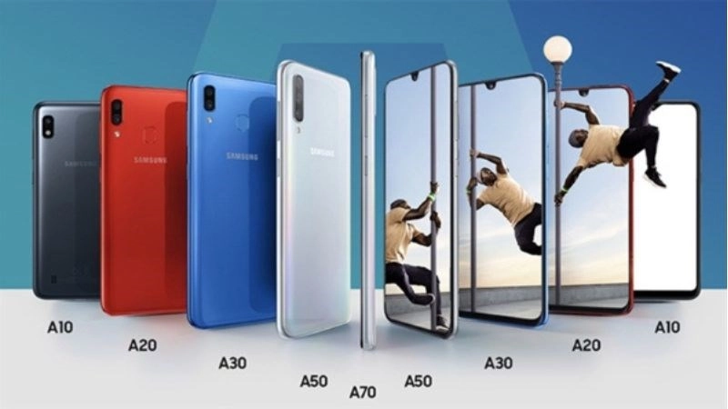 Galaxy A là dòng điện thoại tầm trung của Samsung. Galaxy A là dòng điện thoại tầm trung của Samsung.