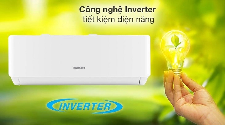 Máy lạnh Nagakawa Inverter 2 HP NIS-C18R2T28 cho khả năng tiết kiệm điện năng nhờ vào công nghệ Inverter