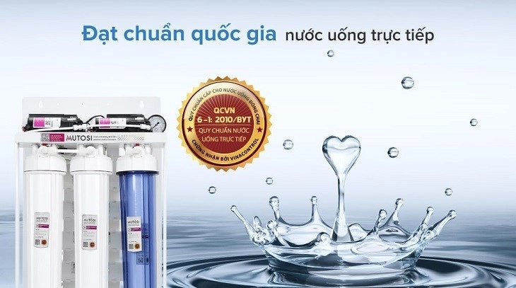 Máy lọc nước RO bán công nghiệp Mutosi MP-80 9 lõi đạt chuẩn quốc gia nước uống trực tiếp
