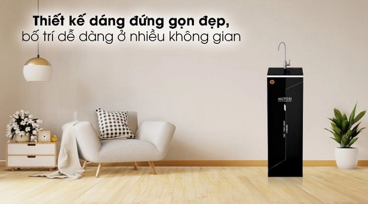 Máy lọc nước RO Mutosi MP-290SK 9 lõi sơ hữu thiết kế dáng đứng gọn đẹp