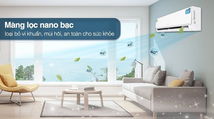 Máy lạnh Funiki 1.5 HP HSC12TMU.ST3 được trang bị lưới lọc bụi an toàn cho sức khỏe