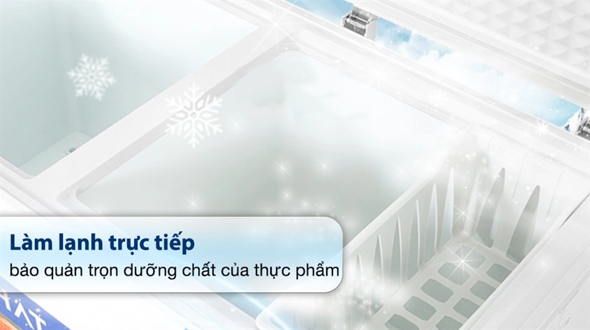 Làm lạnh nhanh là ưu điểm của tủ đông Hòa Phát