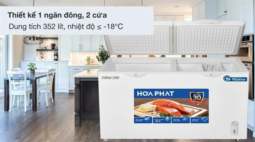 Tủ đông Hòa Phát Inverter 352 Lít HPF AD8352 được nhiều người sử dụng Tủ đông Hòa Phát Inverter 352 Lít HPF AD8352 được nhiều người sử dụng