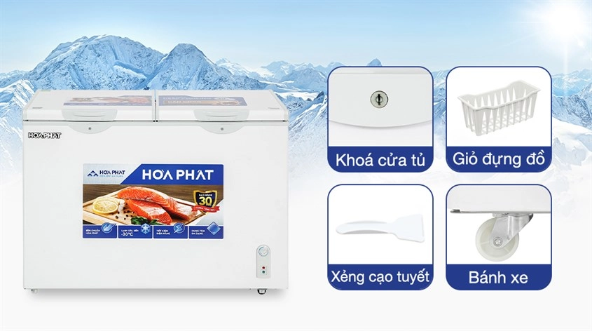 Tủ đông Hòa Phát 245 Lít HPF BD6245 được bán với giá 7.390.000₫ tại Điện máy XANH Tủ đông Hòa Phát 245 Lít HPF BD6245 được bán với giá 7.390.000₫ tại Điện máy XANH (Giá được cập nhật vào tháng 2/2023 và có thể linh hoạt thay đổi theo thời gian)