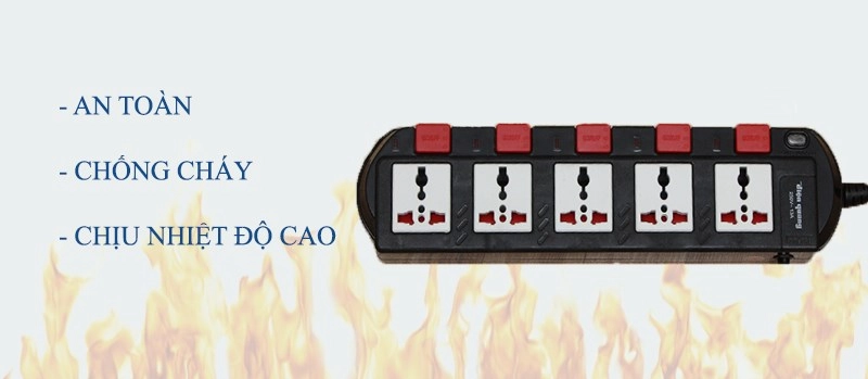 Vỏ ngoài của ổ cắm, phích cắm Điện Quang được làm bằng nhựa ABS chất lượng nên chiu được nhiệt, đảm bảo an toàn khi sử dụng Vỏ ngoài của ổ cắm, phích cắm Điện Quang được làm bằng nhựa ABS chất lượng nên chiu được nhiệt, đảm bảo an toàn khi sử dụng