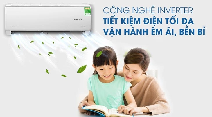 Vận hành êm ái, tiết kiệm điện cho gia đình với công nghệ Inverter